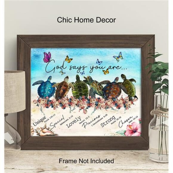 Religious Nautical Wall Art & Decor - Christian Encouragement Gifts for Women - Picture 3 of 8